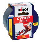 Клейкая лента армированная, 50 мм х 25 м, UNIBOB «Супер», универсальная, основа-полиэстер, подвес