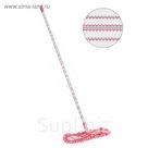 Швабра плоская с гибкой насадкой из микрофибры "Шеврон"