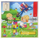 Бизиборд "Игрушки" 25 х 25