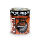 Грунт-эмаль по ржавчине DALI 3в1, молотковая, зеленая 2 л, Рогнеда