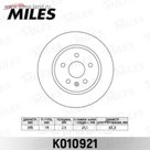 Диск тормозной задний MILES K010921