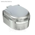 Пепельница для авто с крышкой Nova Bright, со светодиодной подсветкой, серый