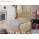 Покрывало "Этель шелк" 1.5 сп Милк 150*220 см, искус.шелк 100% п/э