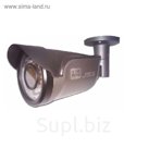 Видеокамера уличная Profvideo PVSL-025 с варифокальным объективом 2,8-12мм, аналоговая, IR-подсветка 42 LED