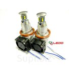 Ангельские глазки BMW H8 Cree 8 XBD Fan