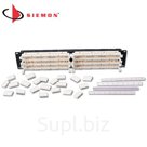 200 парный  кросс категории 5е, 19",   S110 стиля, с 4-х парными коннекторами, Siemon