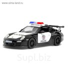 Машина металлическая Porsche 911 GT3 RS (Police), масштаб 1:36, открываются двери, инерция, МИКС
