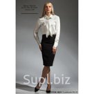 Блузка 1801128 Чёрный, Красный,  Белый 100%PES  