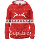 Худи мужское Свитер с оленями размер 4XL NOV 561317