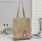 Сумка молод Кошки, 32*0,5*36, отд на молнии, бежевый
