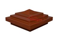Колпак на столб забора Snegos "Пирамида"