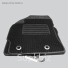 Коврики в салон для Honda Legend седан IV 2006-2012, 4 шт., текстиль "Robust-Lux", черный