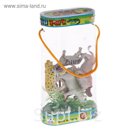 Набор животных "Парк Африки" с аксессуарами, 4 фигурки