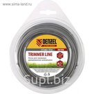 Леска для триммера Denzel 96196, армированная алюминием, X-Pro, звезда, 2,0мм х 15м