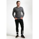 Джемпер мужской р 52 круглый вырез цвет графит