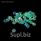 Бусины для декора ногтей, 4мм, цвет зелёный