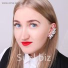 Серьга "Каффа" бабочки, цвет МИКС