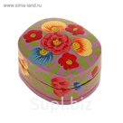 Шкатулка "Сирень" папье-маше