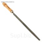 Напильник "TUNDRA basic" деревянная рукоятка, трехгранный, №2, 250 мм