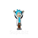 Брошь Rick and Morty Лицо Рика