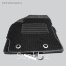 Коврики в салон для Jeep Grand Cherokee III (WК) 2005-2010, 4 шт., текстиль "Robust-Lux", черный 2