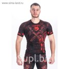 Рашгард с коротким рукавом, APACHI цвет красный, S
