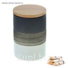 Свеча в керамической банке Белая берёза-молоко дерева, 400 мл