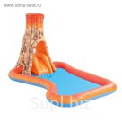 Бассейн надувной игровой, с распылителем и горкой, 277 х 175 х 150 см, от 2 лет Bestway