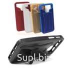 Чехол - накладка универсальный IRON Selection 'TPU резиновый с кожей и карманом', размер 4.5-4.7"