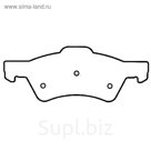 Колодки тормозные Friction Master CMX857