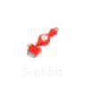 USB кабель-рулетка 3 в 1 для iPhone 5/microUSB/iPhone 4 красный
