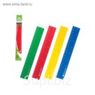 Линейка 20 см BRAUBERG "Crystal Vivid", флуоресцентная, микс 210287