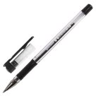 Ручка шариковая BRAUBERG «X-Writer», узел 0,7 мм, линия 0,35 мм, резиновый упор, черная