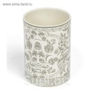 Стакан для зубной пасты Orsay Grey, цвет бело-серый