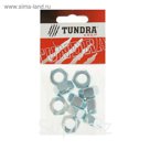 Гайка шестигранная DIN934 TUNDRA krep, оцинкованная, М12, в пакете 10 шт.