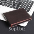 Портмоне мужское, 3 отдела, для карт, цвет кофе