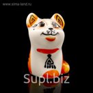 Статуэтка фарфоровая «Кошка Туземка», 5см
