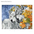Алмазная вышивка «Кленовые листья»