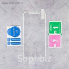 Защитное стекло Luazon iPhone X, белое
