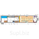 "BURAN-2" (ПС) кухня + столовая (2 модуля по 2,5х6м)