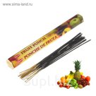 Благовония HEM, шестигранники, Fruit Punch Фруктовый Пунш , 20 палочек в упаковке
