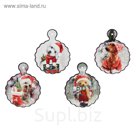 Подставка под горячее Новогодний подарок (малая) в ассортименте