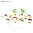 Набор динозавров "До нашей эры-2", 22 фигурки с аксессуарами