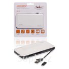 Аккумулятор внешний универсальный 12000мАч microUSB Lightning 2 1A