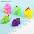 Набор игрушек для ванны «Динозаврики 1», 5 шт.