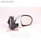 Зеркало боковое универсальное 3252B, хром, 6 диодов, 2 шт.