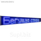 Бегущая строка Р10, 80 х 544 см, синяя