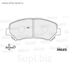 Тормозные колодки передние MILES E100052