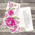 Открытка поздравительная «С 8 марта», шиповник, 10 х 21 см