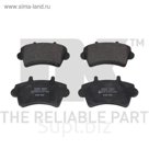 Колодки тормозные дисковые NK 223631